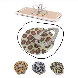 🧡Animal print phone ring kickstand, reuseable🧡